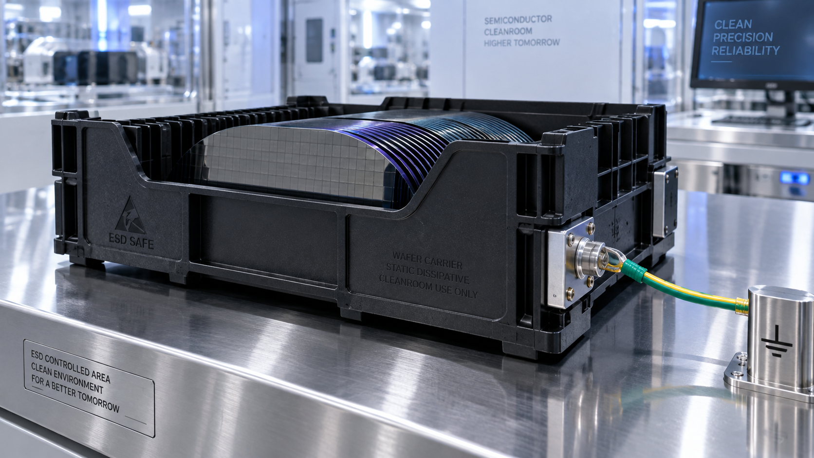 How plastic injection molding affects ESD protection in cleanrooms