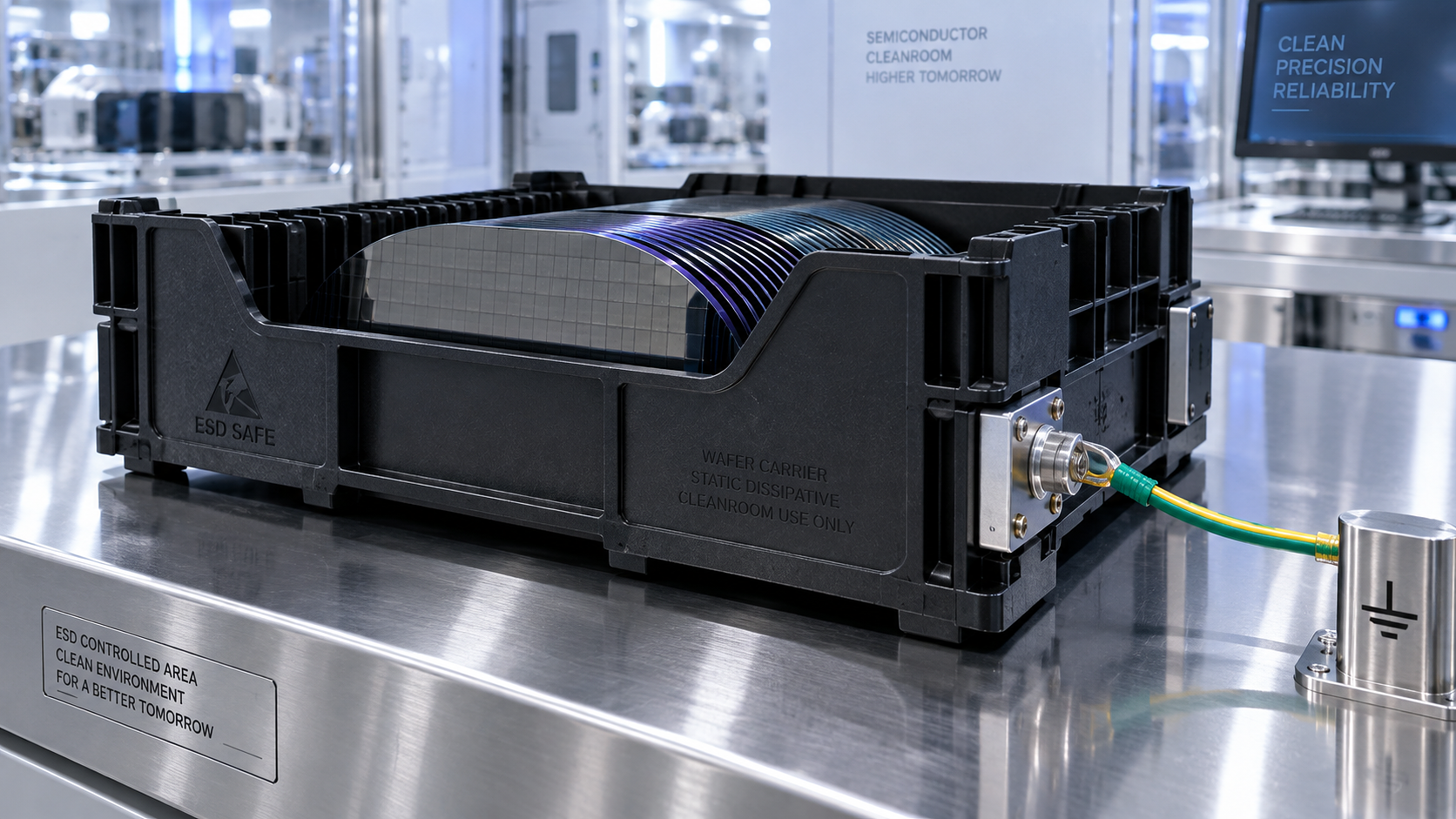 How plastic injection molding affects ESD protection in cleanrooms