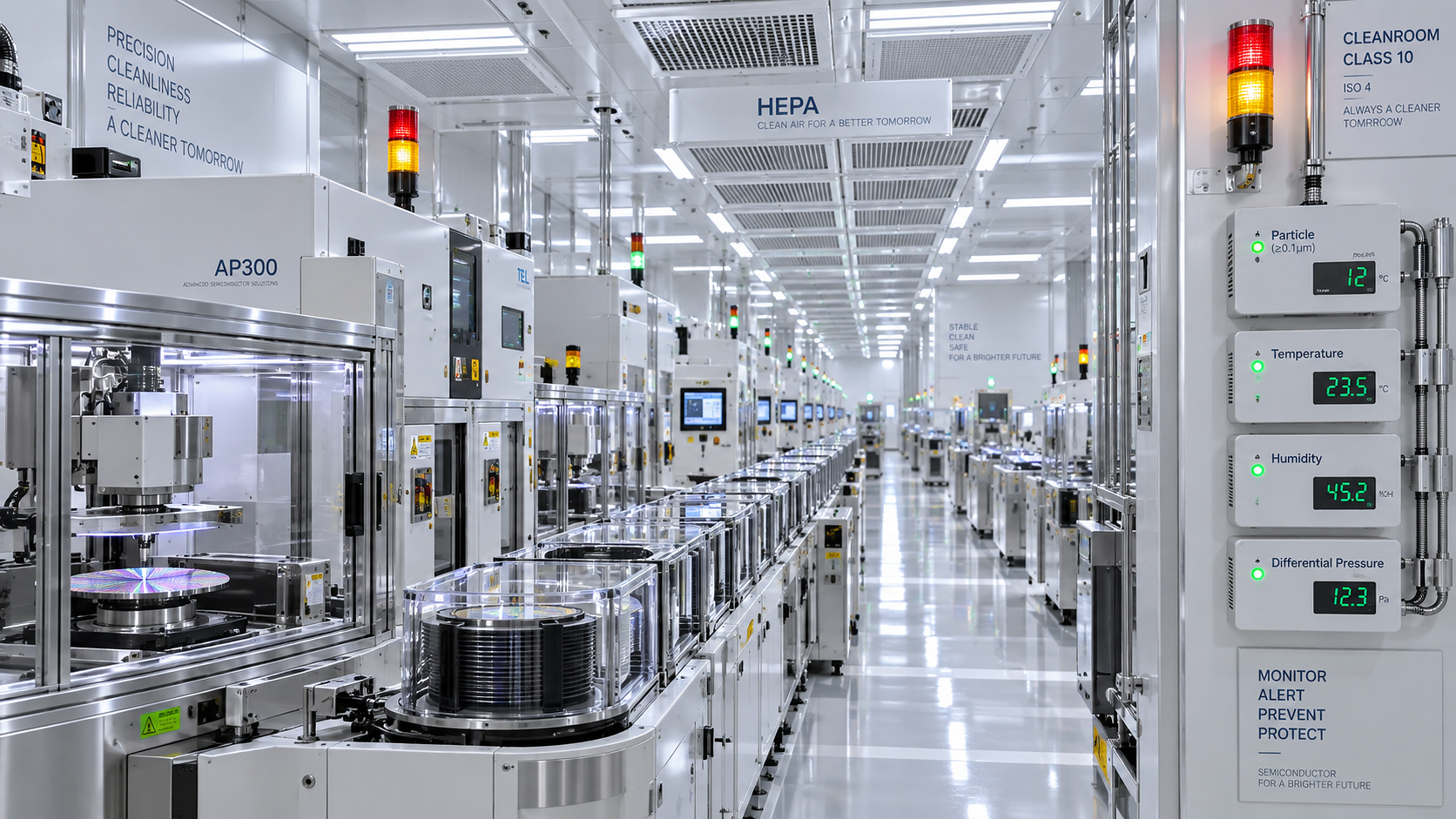 How to set alarm limits for semiconductor cleanroom monitoring How to set alarm limits for semiconductor cleanroom monitoring