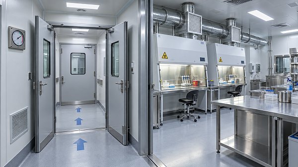 When does a negative pressure laboratory need BSL-3 containment?