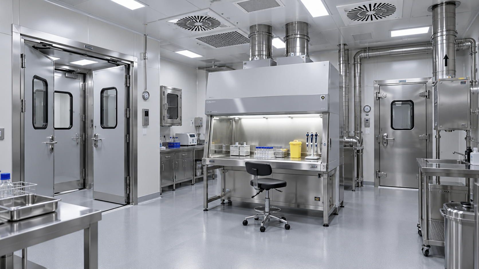 What EU standards govern the design of BSL-3 laboratories in Europe?