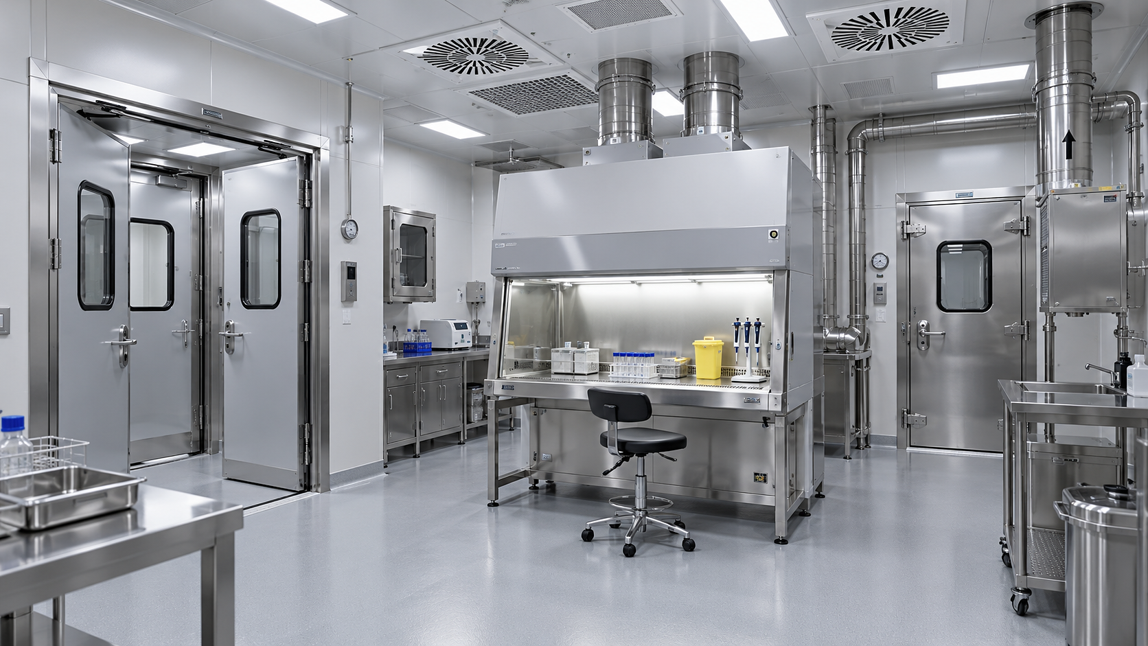 What EU standards govern the design of BSL-3 laboratories in Europe?