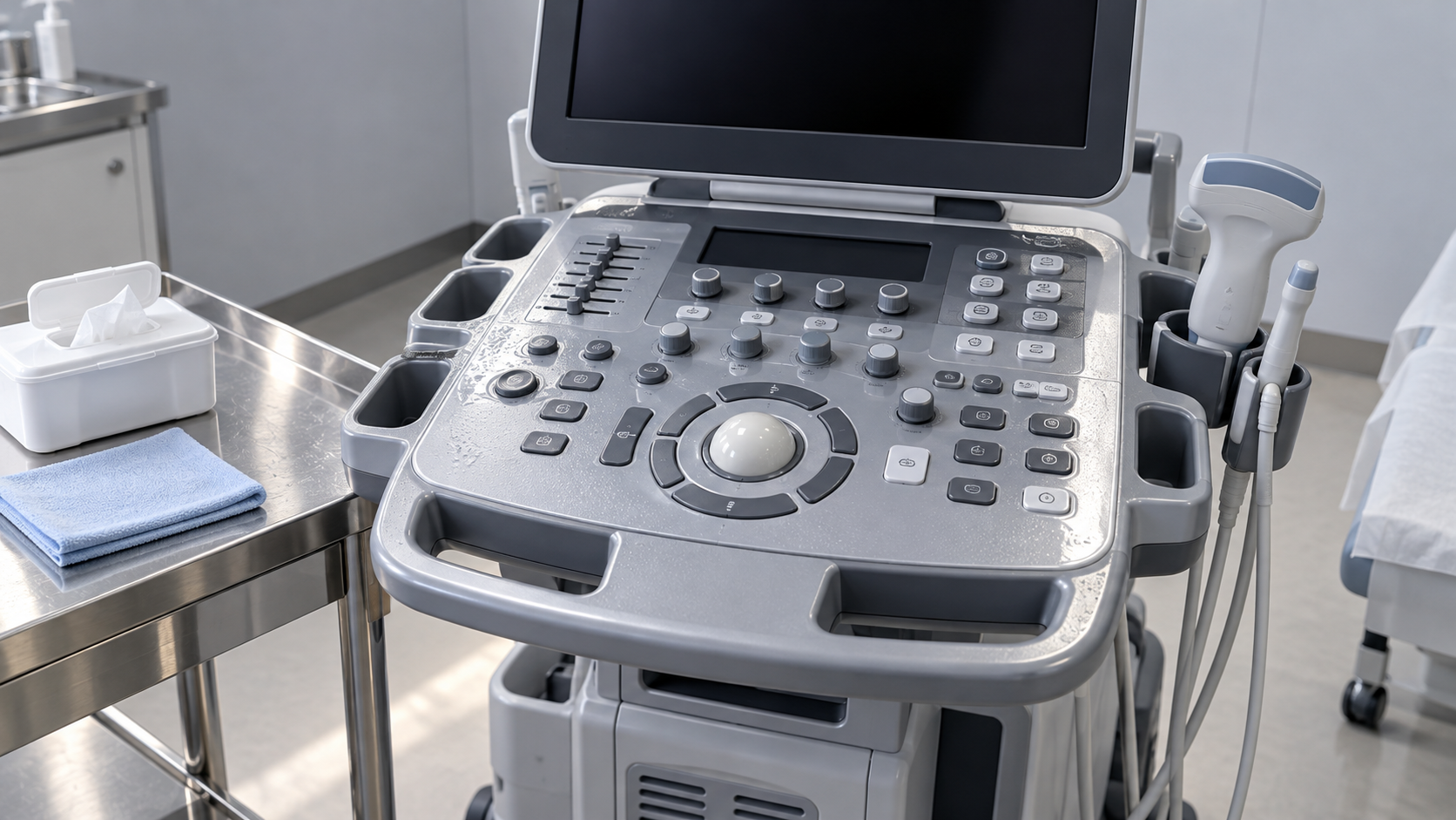 How to disinfect ultrasound machines without damaging surfaces