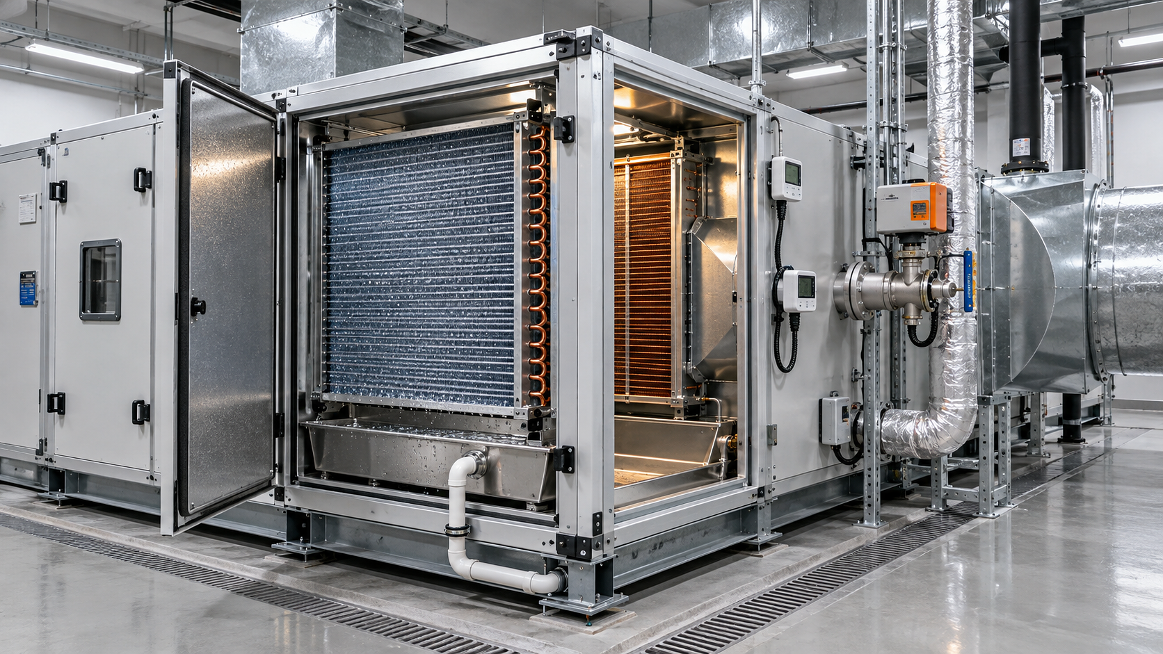 How to stabilize humidity control in a precision AHU at low loads