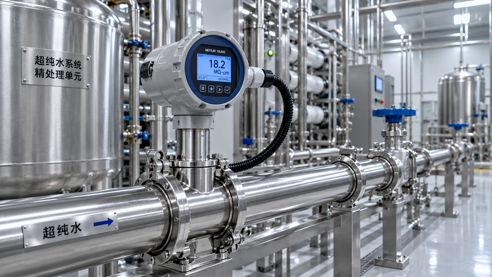 Why do ultra pure water systems fail to reach 18.2 MΩ·cm?
