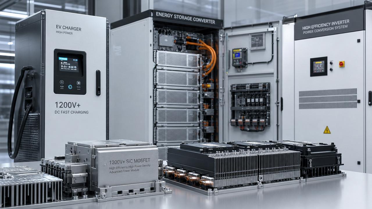 1200V+ SiC MOSFETs: Where Intelligent Industrial Era Applications Create the Most Value