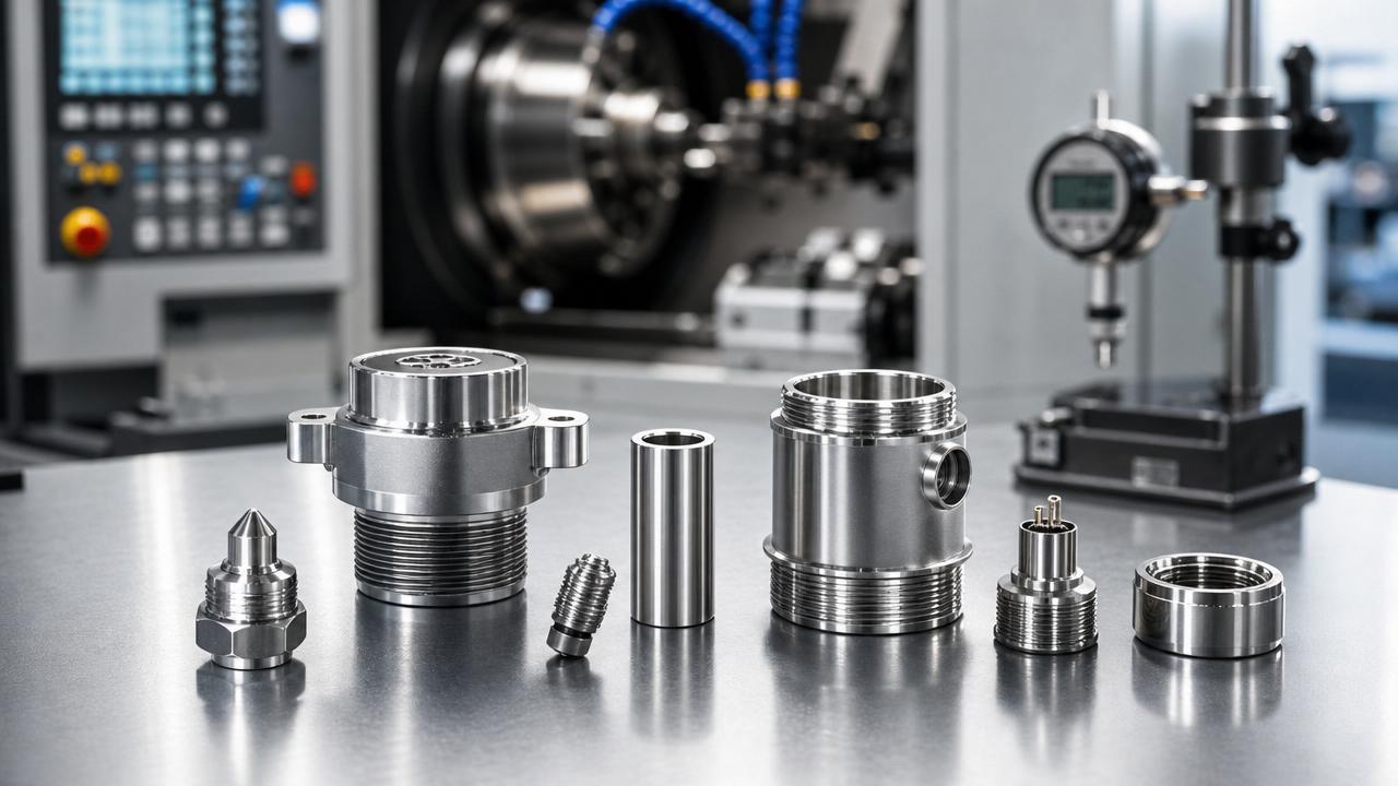 Lathe Turning Precision Machining for Gas Sensor Components