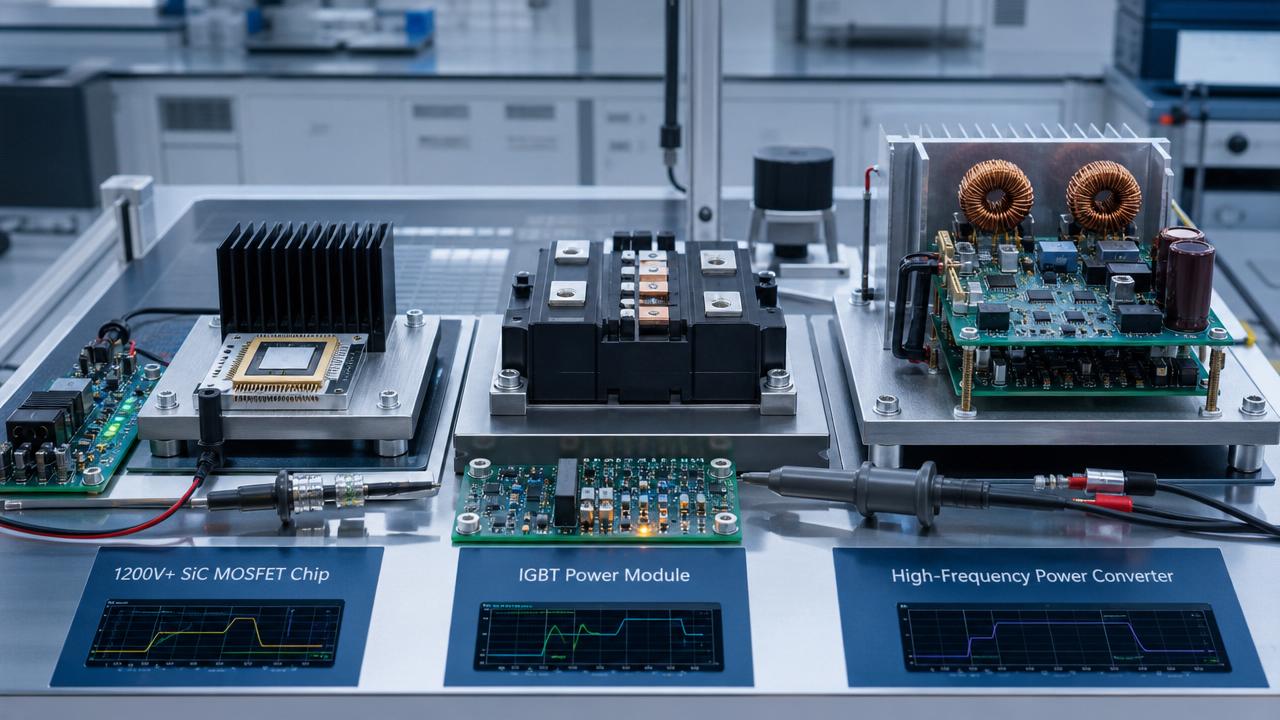 1200V+ SiC MOSFETs: Efficiency Gains vs IGBT Trade-Offs