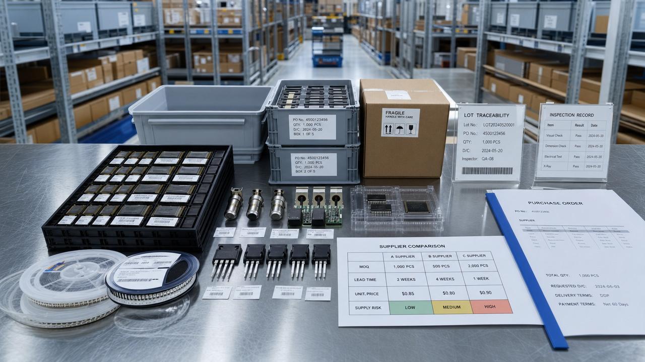 Electronic Components Wholesale: How to Compare MOQ, Lead Times, and Supply Risk