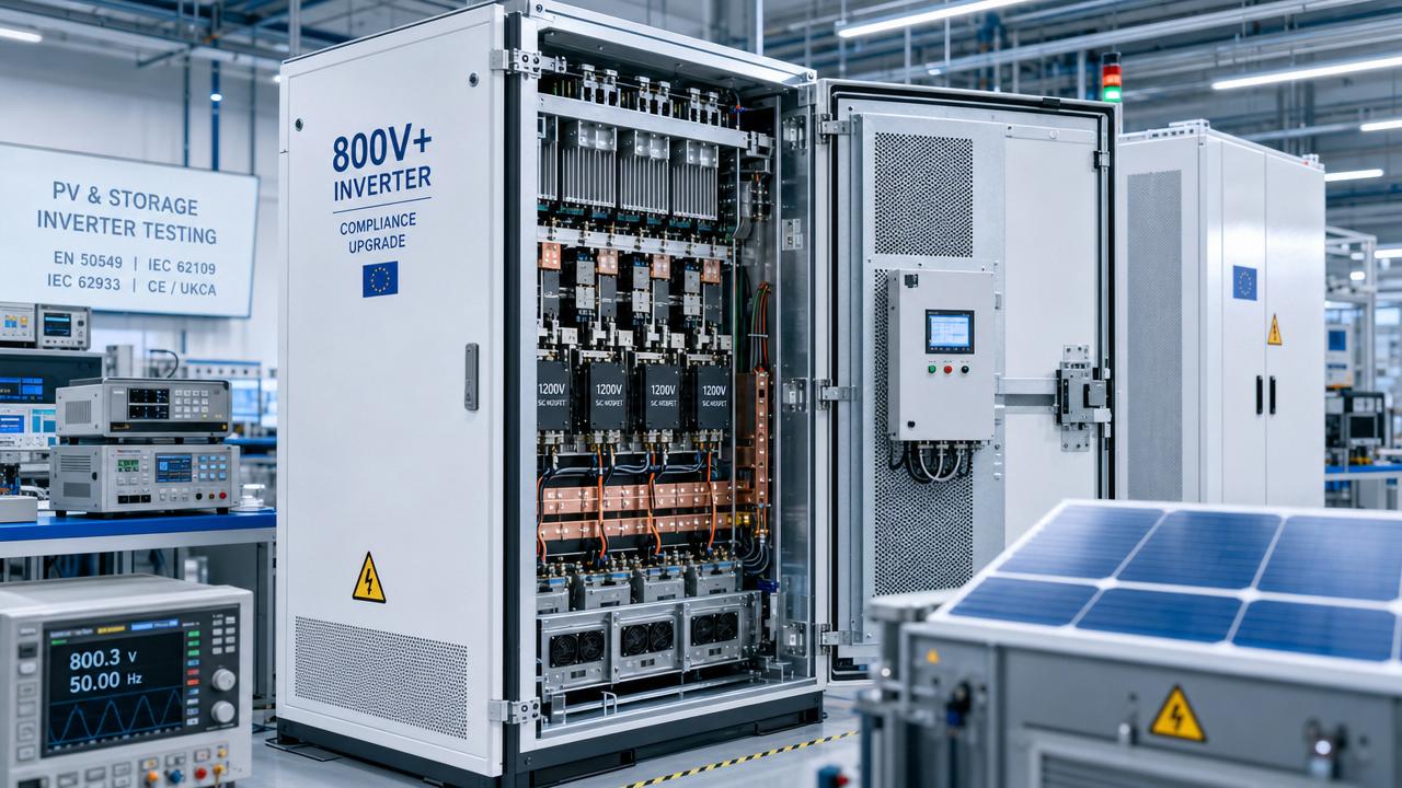 EN 61000-3-12:2026 Takes Effect for 800V+ Inverters