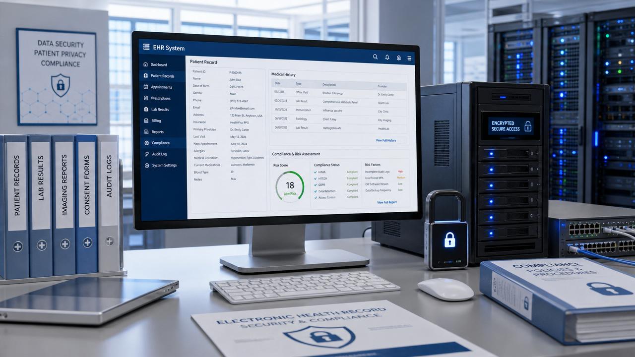 How to Compare Electronic Health Records Software Without Missing Compliance Risks
