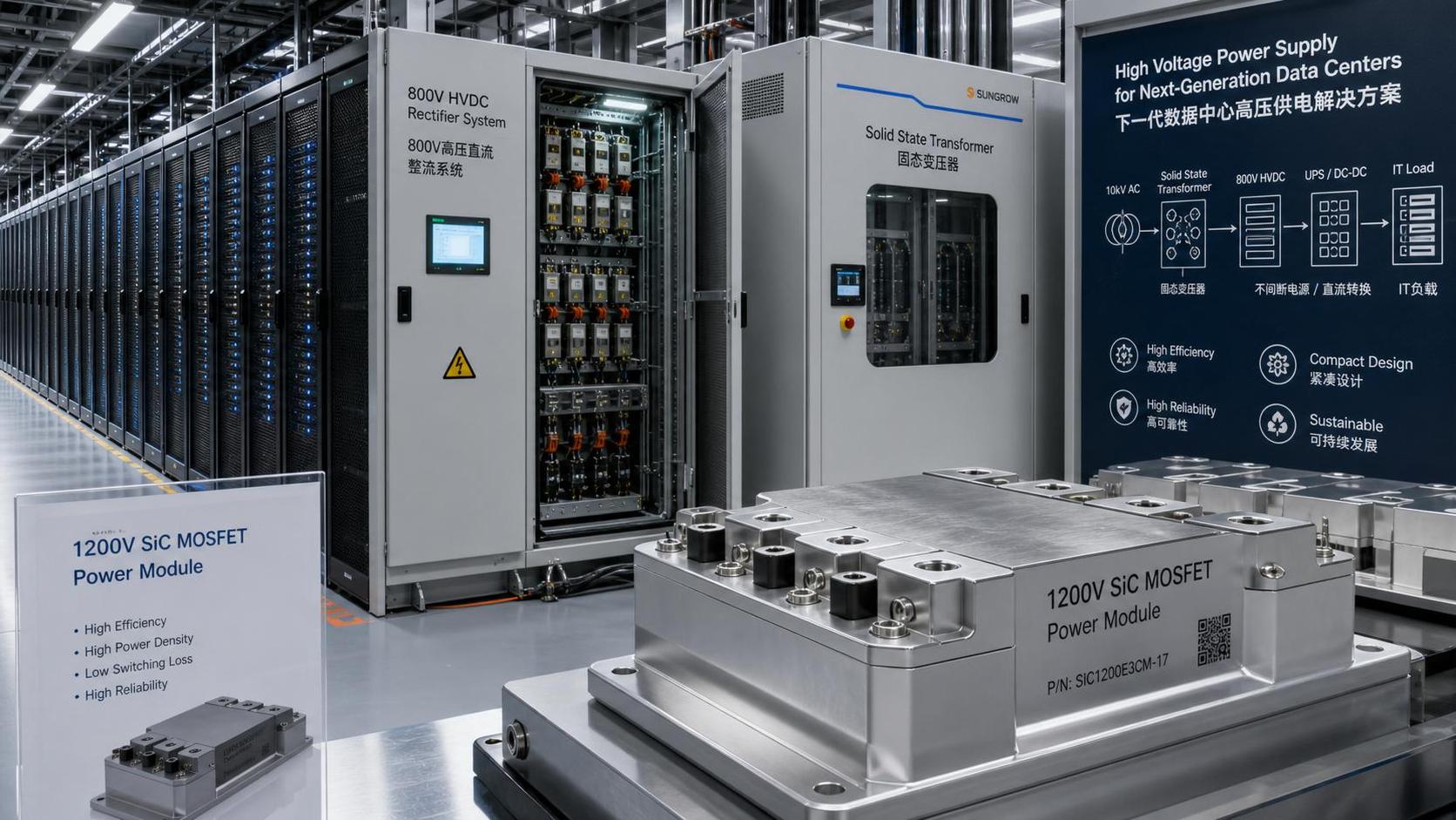 SiC Module Orders Surge as Data Center Specs Tighten