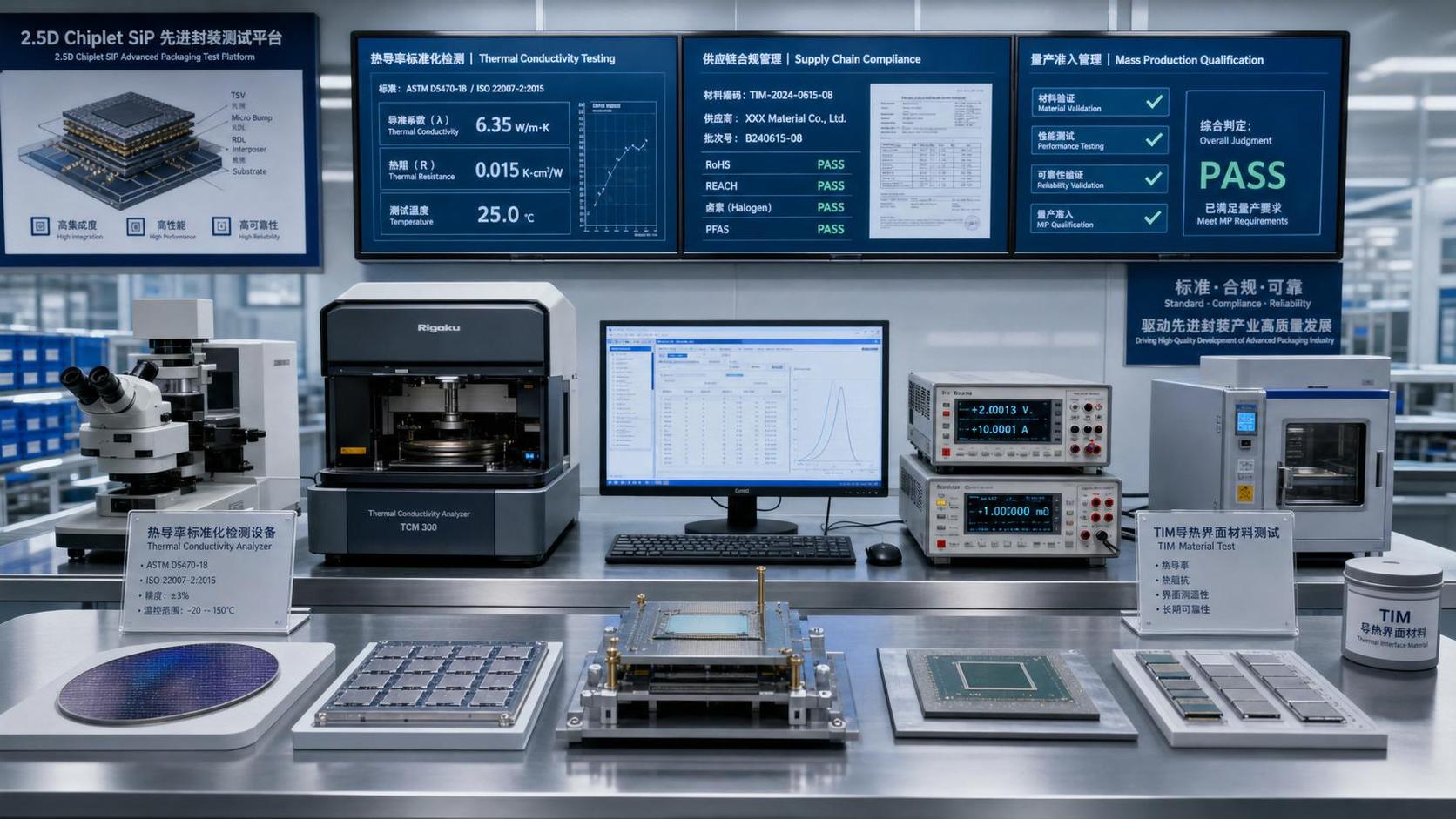 SEMI Approves TIM Test Standard for 2.5D Chiplet SiP