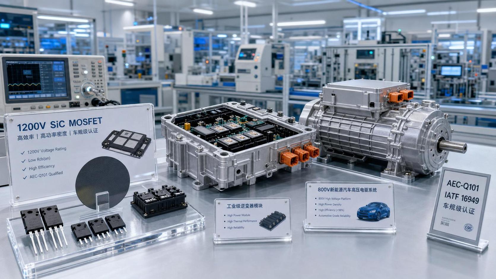 Wolfspeed Starts Gen5 SiC MOSFET Shipments