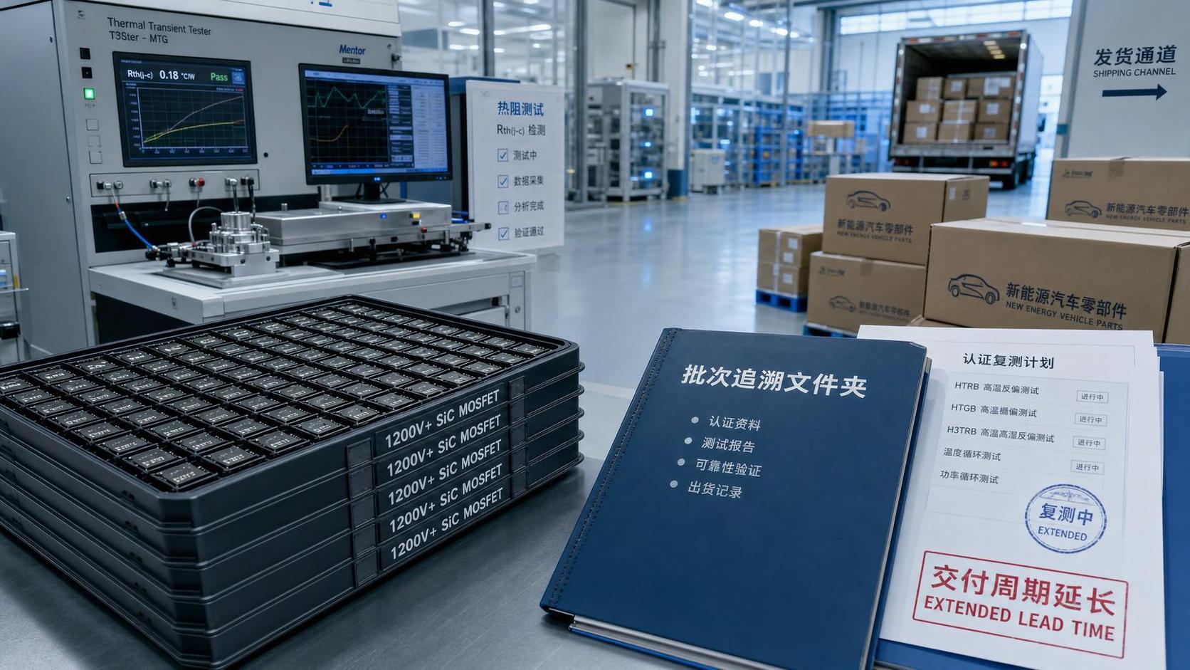SEMI China Q2 2026: 1200V+ SiC MOSFET Lead Times Reach 22 Weeks