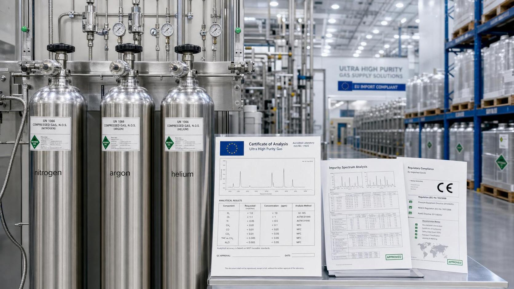 EU Requires Impurity Profiles for Ultra-High-Purity Gas Imports