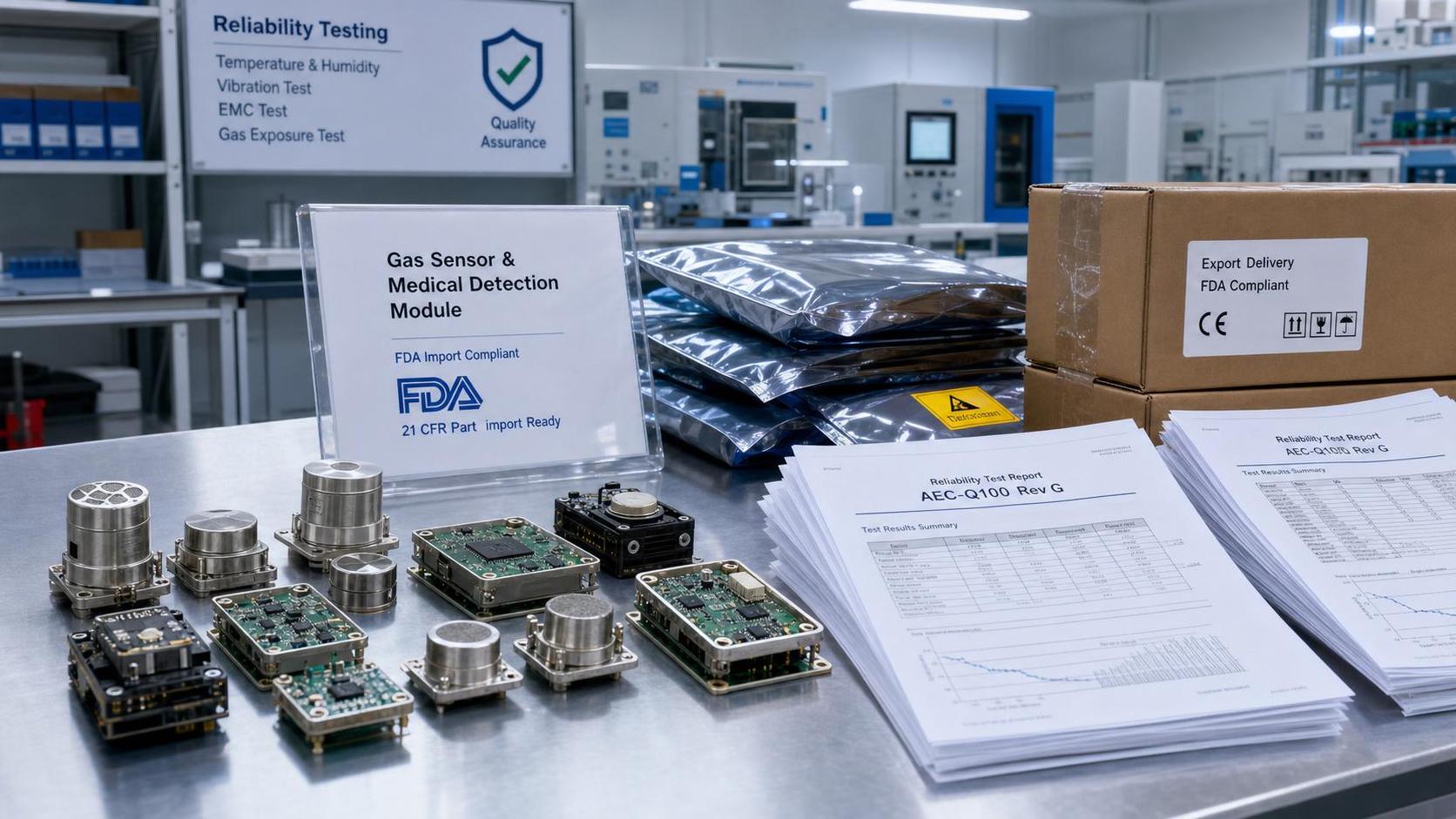 FDA Import Alert Adds AEC-Q100 Rev G Gate for Gas Sensors