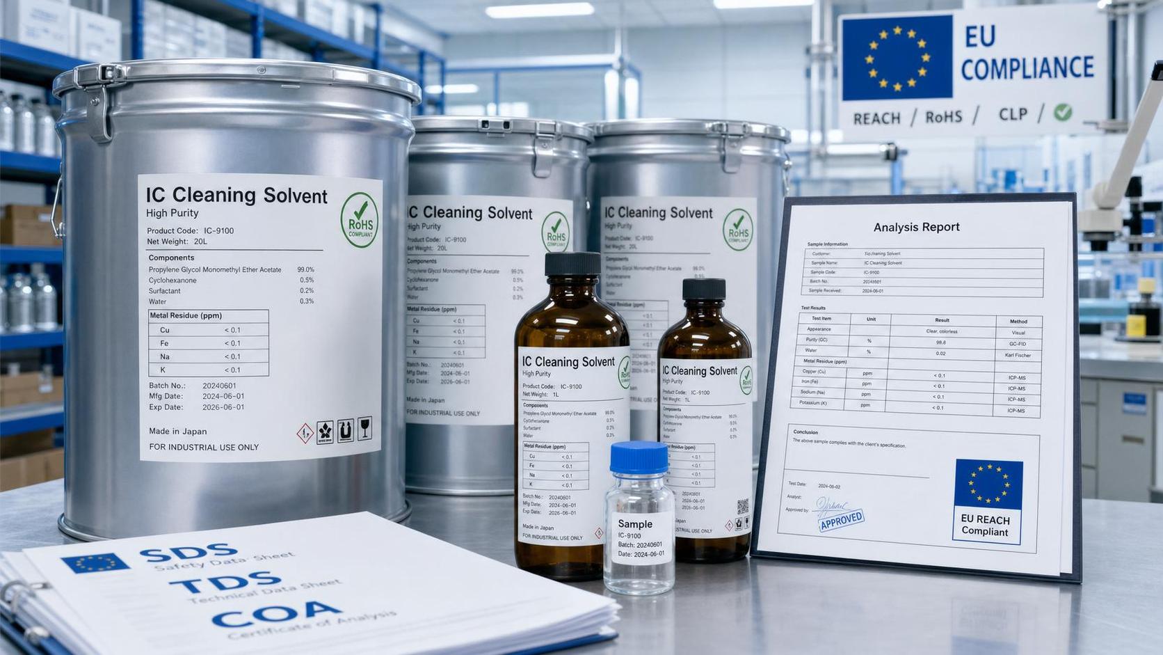 EU CLP Rule Takes Effect for IC Cleaning Solvent Labels