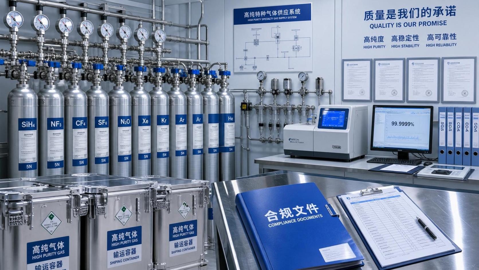 Electronic Gases Supplier Checklist for Purity, Delivery Reliability, and Compliance