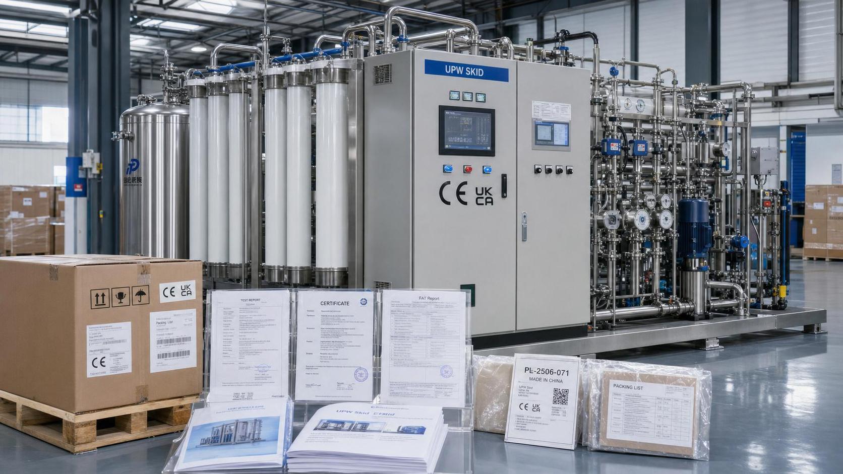 CE and UKCA Dual Marking Takes Effect for UPW Skids