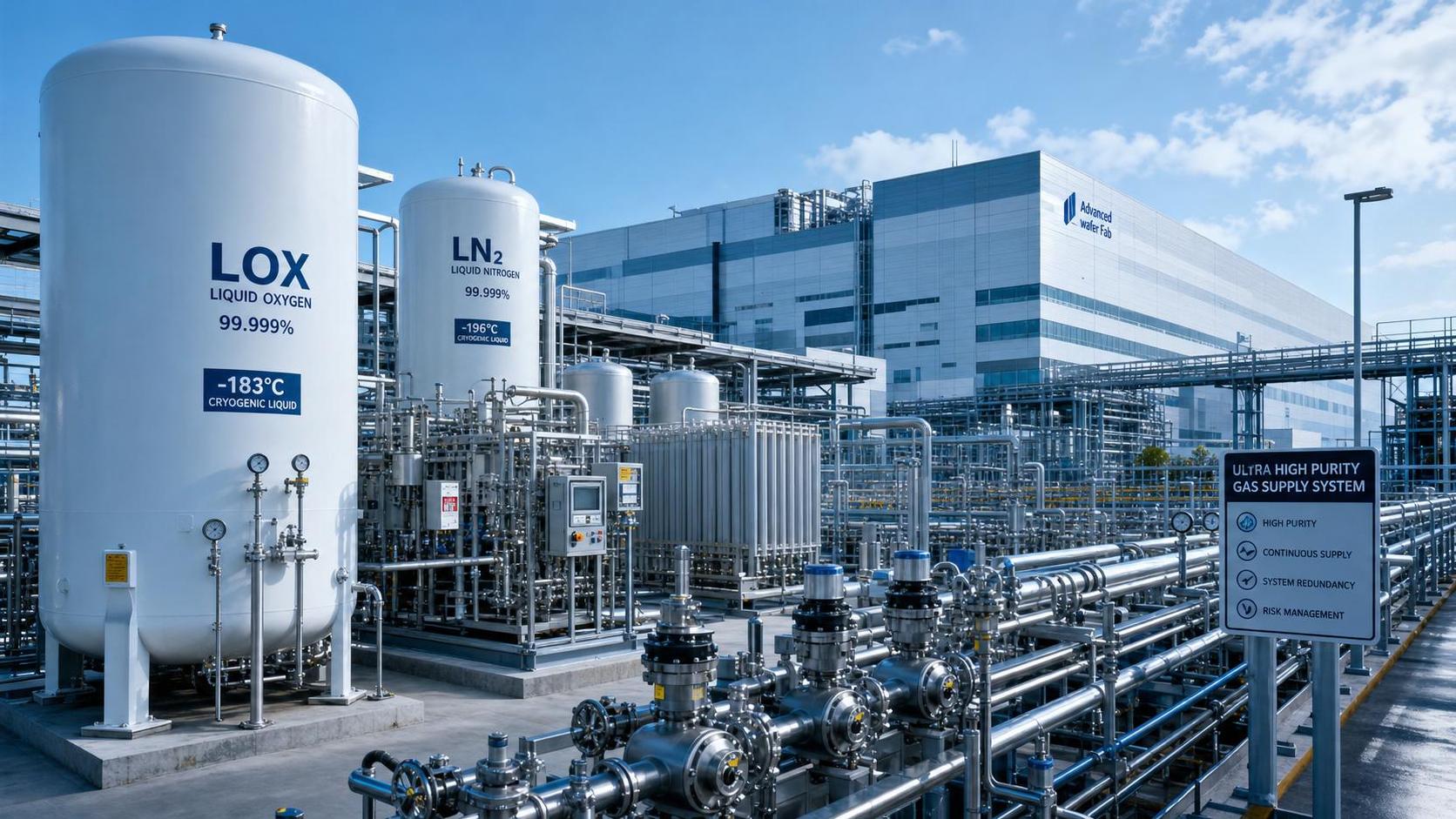 Bulk Semiconductor Gas Supply: Cost, Purity, and Facility Risk Factors