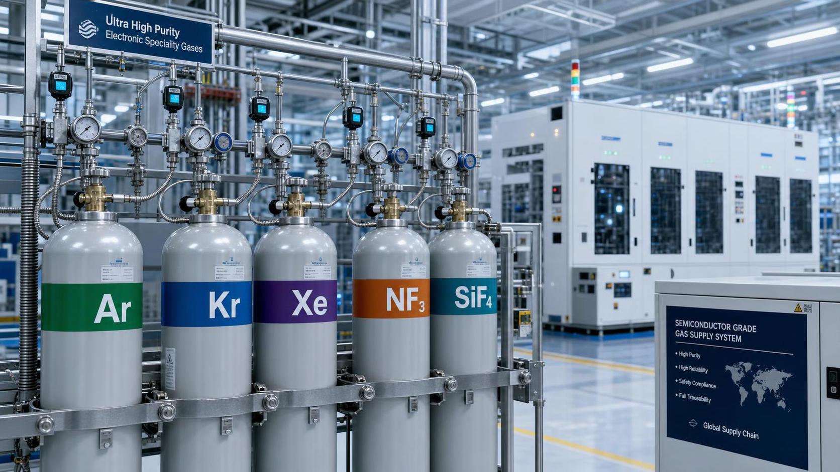 U.S. Adds Licensing for High-Purity Electronic Gases to China