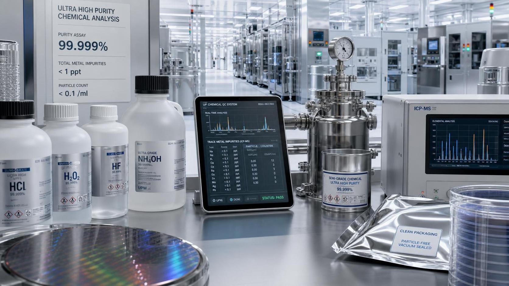 How to Verify 99.999% Ultra High Purity Chemicals for Semiconductor Use