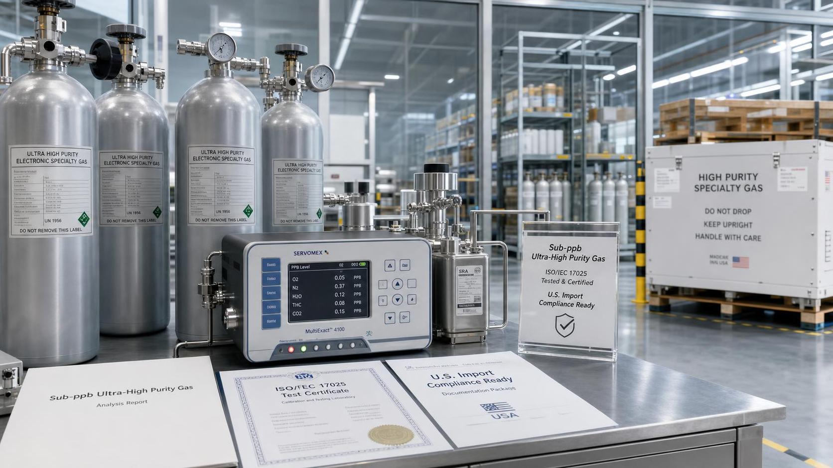 FDA Tightens Import Proof for Sub-ppb Electronic Gases