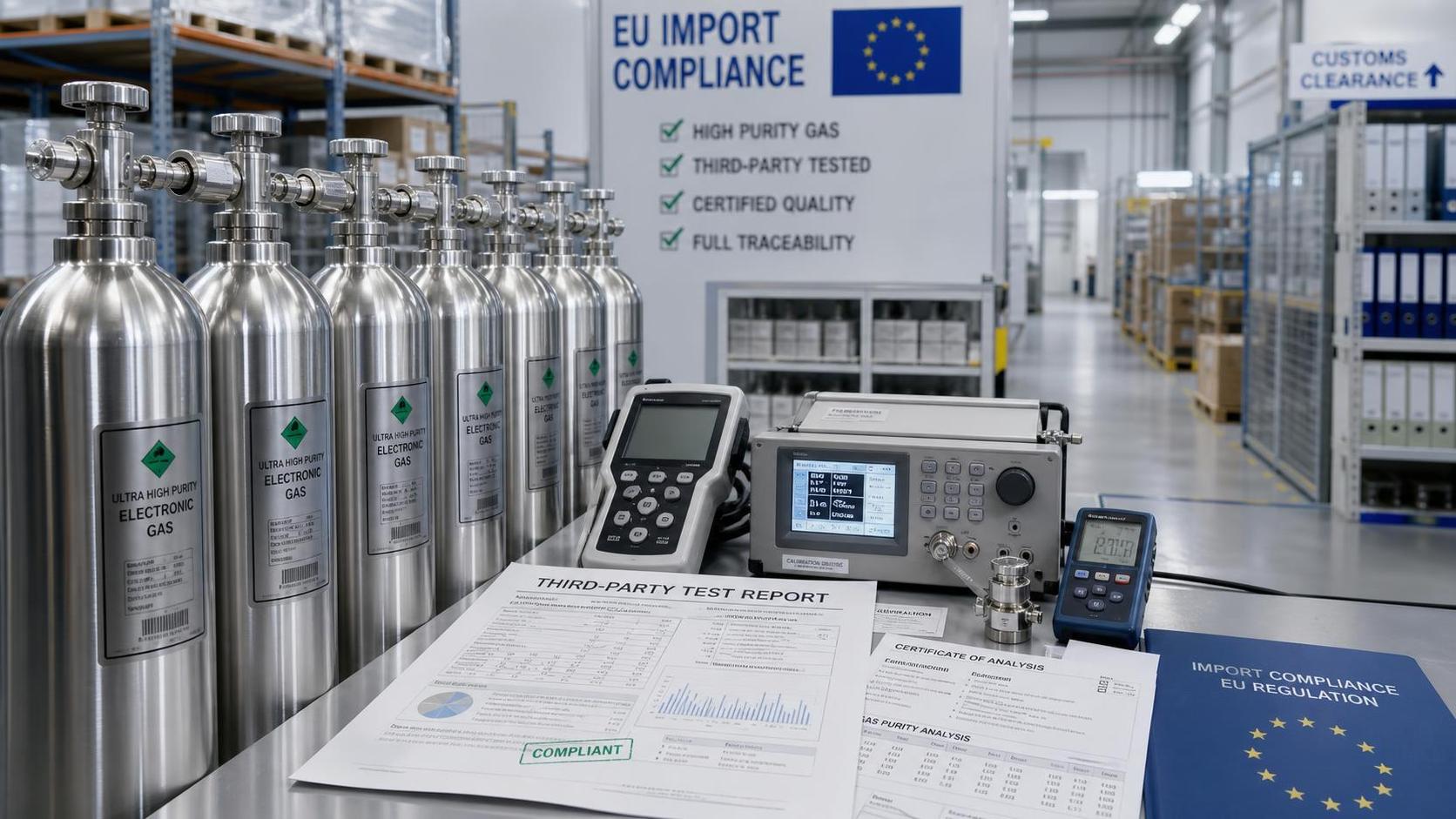 EU REACH Rule Takes Effect for Ultrapure Electronic Gases