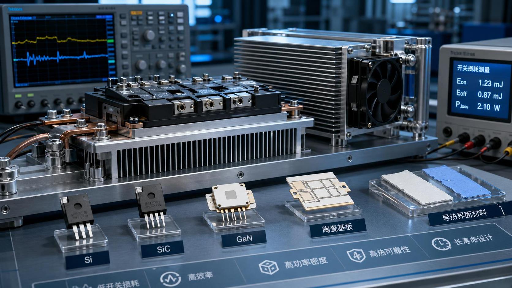 How Power Electronics Materials for Inverters Affect Switching Loss and Thermal Reliability
