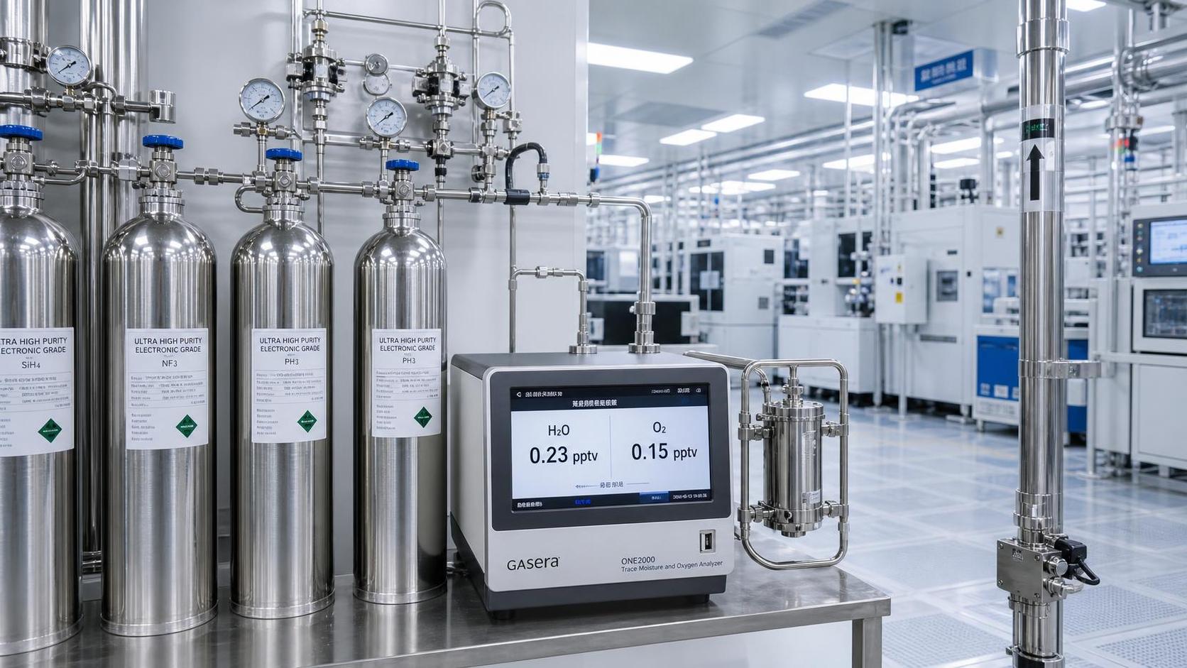 How electronic gas purity testing helps verify sub-ppb contamination risk