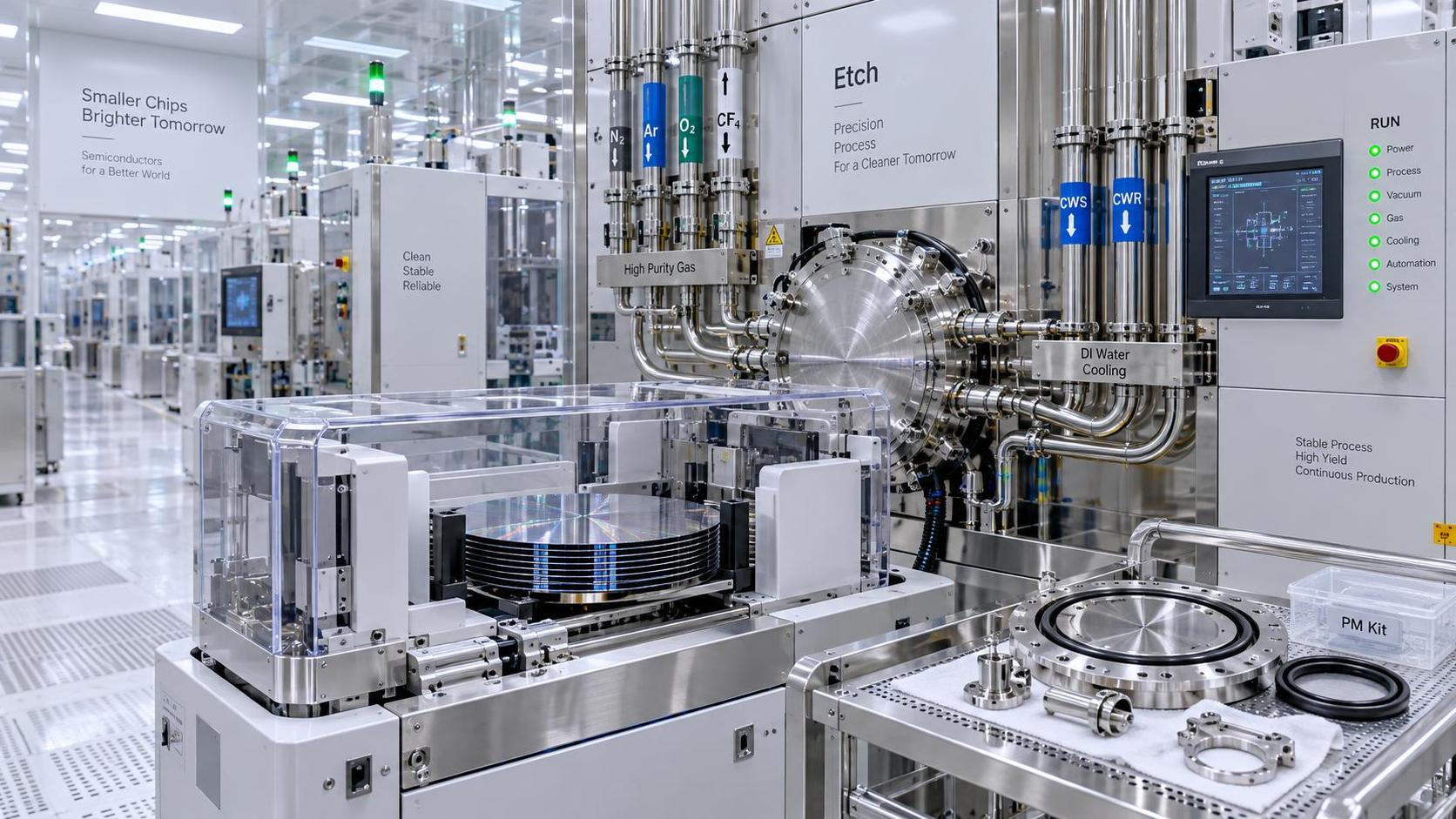 When do wafer fab support services reduce production downtime?