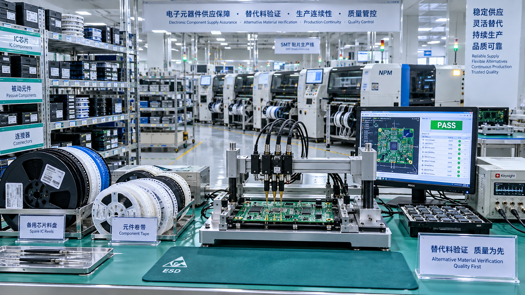 Preventing Electronics Production Stoppages from Component Shortages
