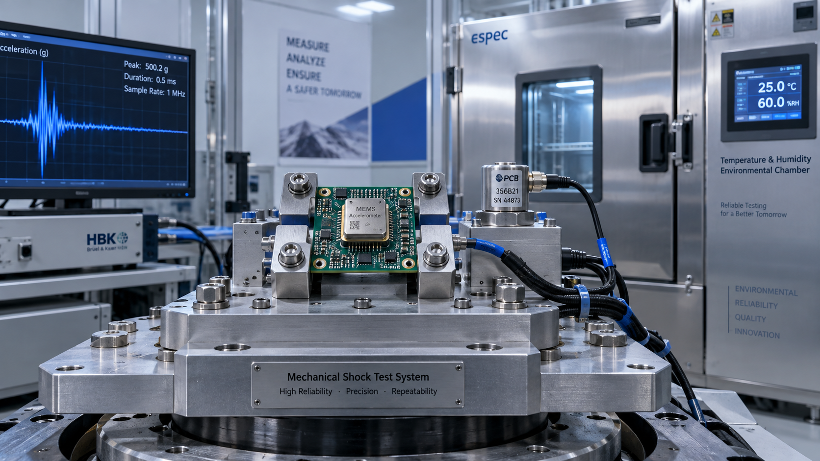 Environmental Testing for MEMS Accelerometers: Heat, Humidity, and Shock
