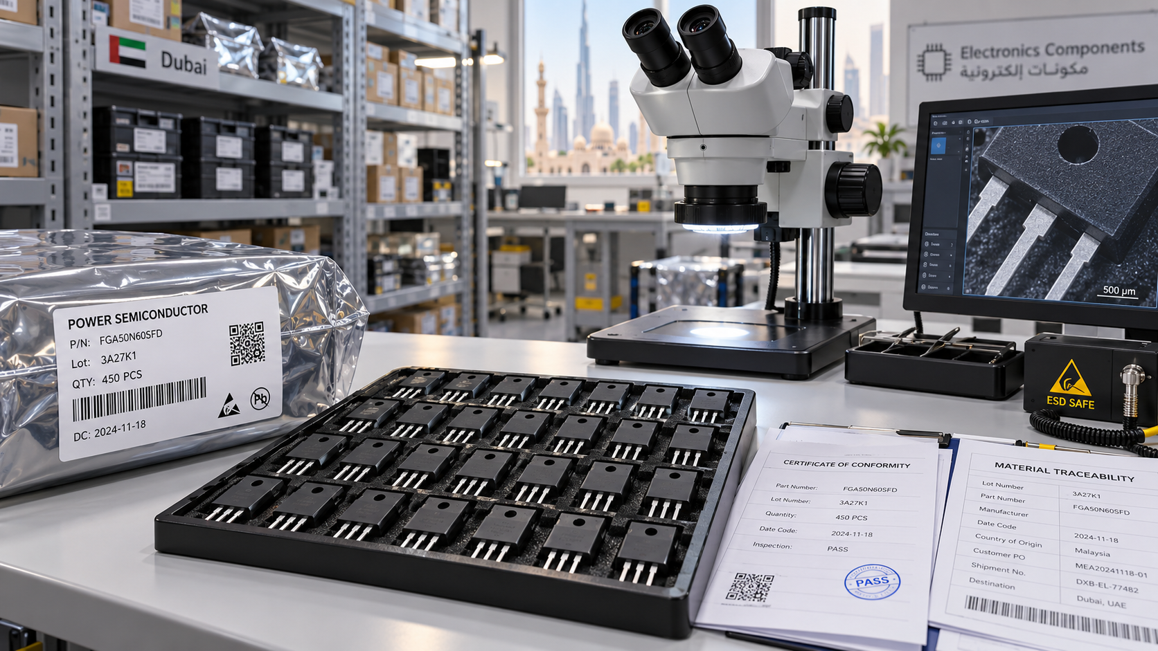 How to avoid counterfeit power conversion components in the Middle East