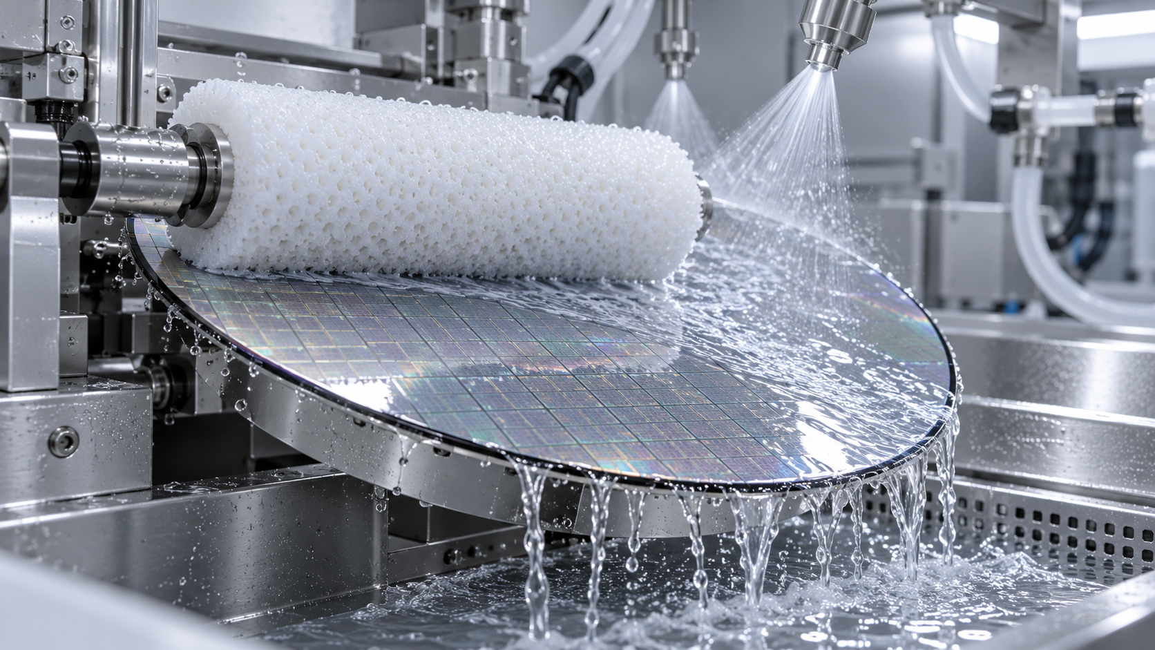 How post-CMP cleaning materials affect wafer particle removal