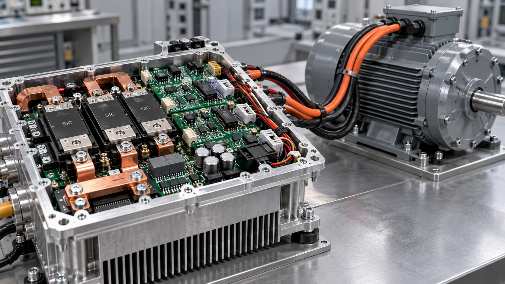 How SiC power semiconductors for motor drives reduce switching losses