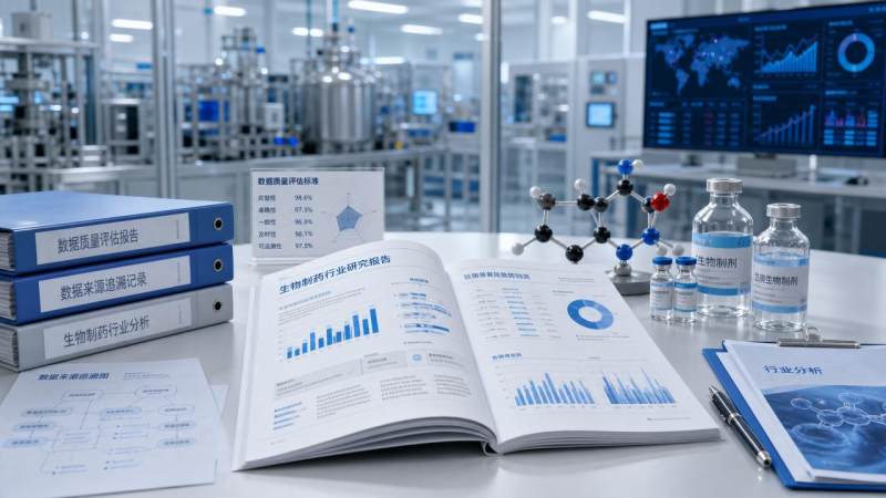 Industry Reports for the Bio-Pharmaceutical Sector: How to Judge Data Quality Fast