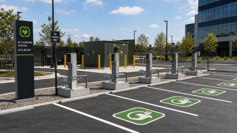 What Makes a Commercial EV Charging Installation Site-Ready
