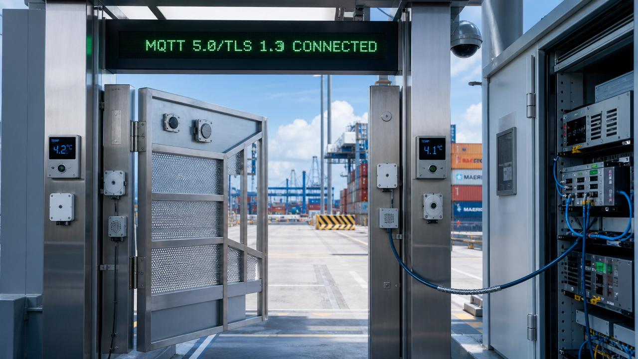 PSA Singapore Launches IoT Cold Chain Gate with MQTT 5.0/TLS 1.3