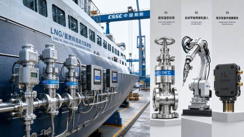 China's Shipbuilding Orders Surge 195.2% in Q1, Boosting High-End Valve & Sensor Exports