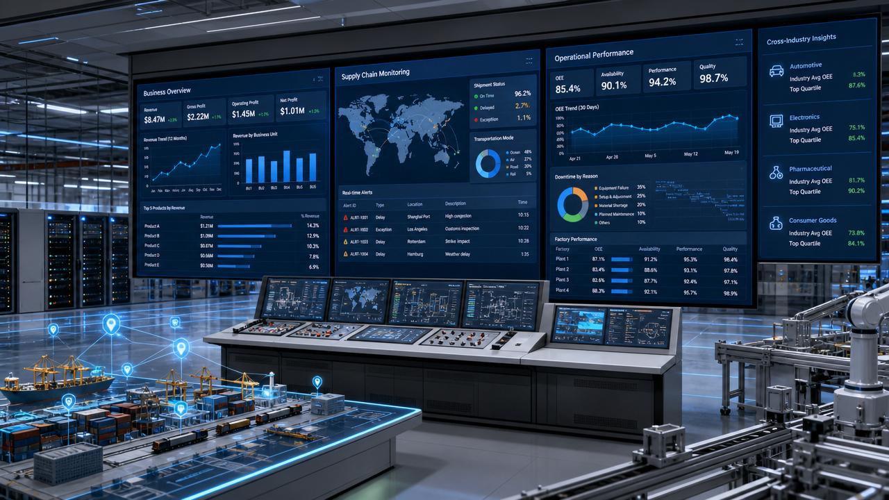 Business Intelligence Dashboard Examples for Faster Decisions