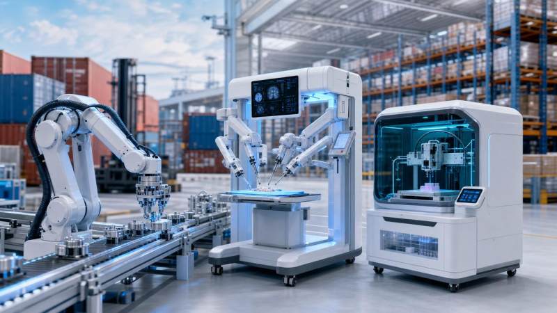 China Trade Rises 15.3% as Robotics, MedTech Exports Lead
