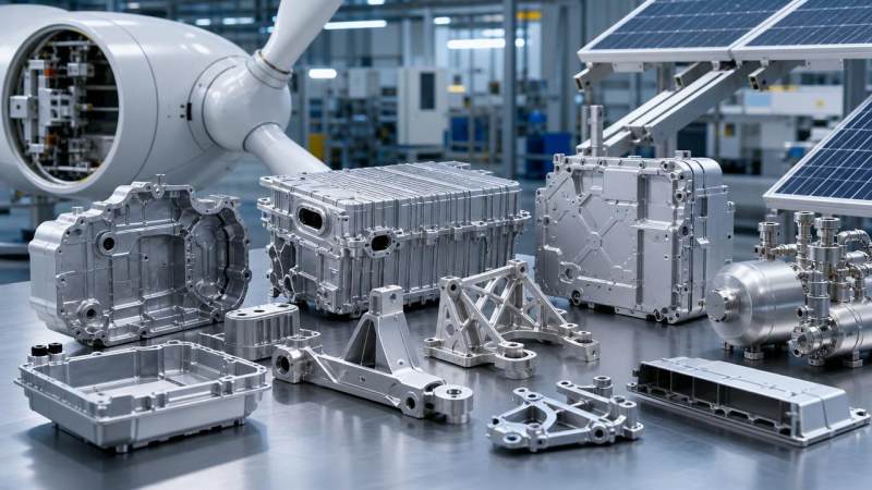 Die Casting Parts for Renewable Energy: What Affects Durability Most