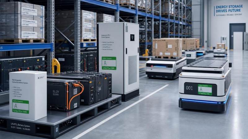 EU Battery Rule Adds Carbon Labeling for Industrial Packs