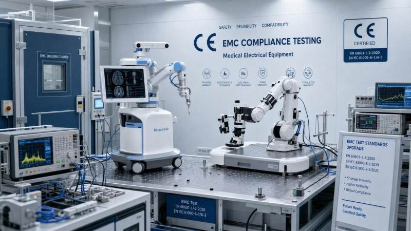 TUV Rheinland Mandates EN IEC 60601-2-78 for CE Medical Robot EMC Tests