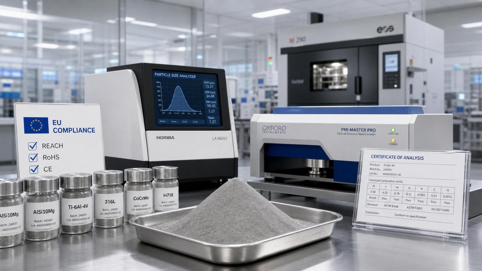 EU REACH Sets New Limits for 3D Printing Metal Powders