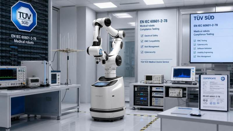 TUV Rheinland Makes EN IEC 60601-2-78 Mandatory for Medical Robots