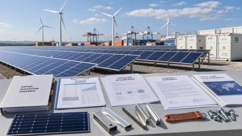 Renewable Infrastructure Supplier Directory: What to Check Before Shortlisting