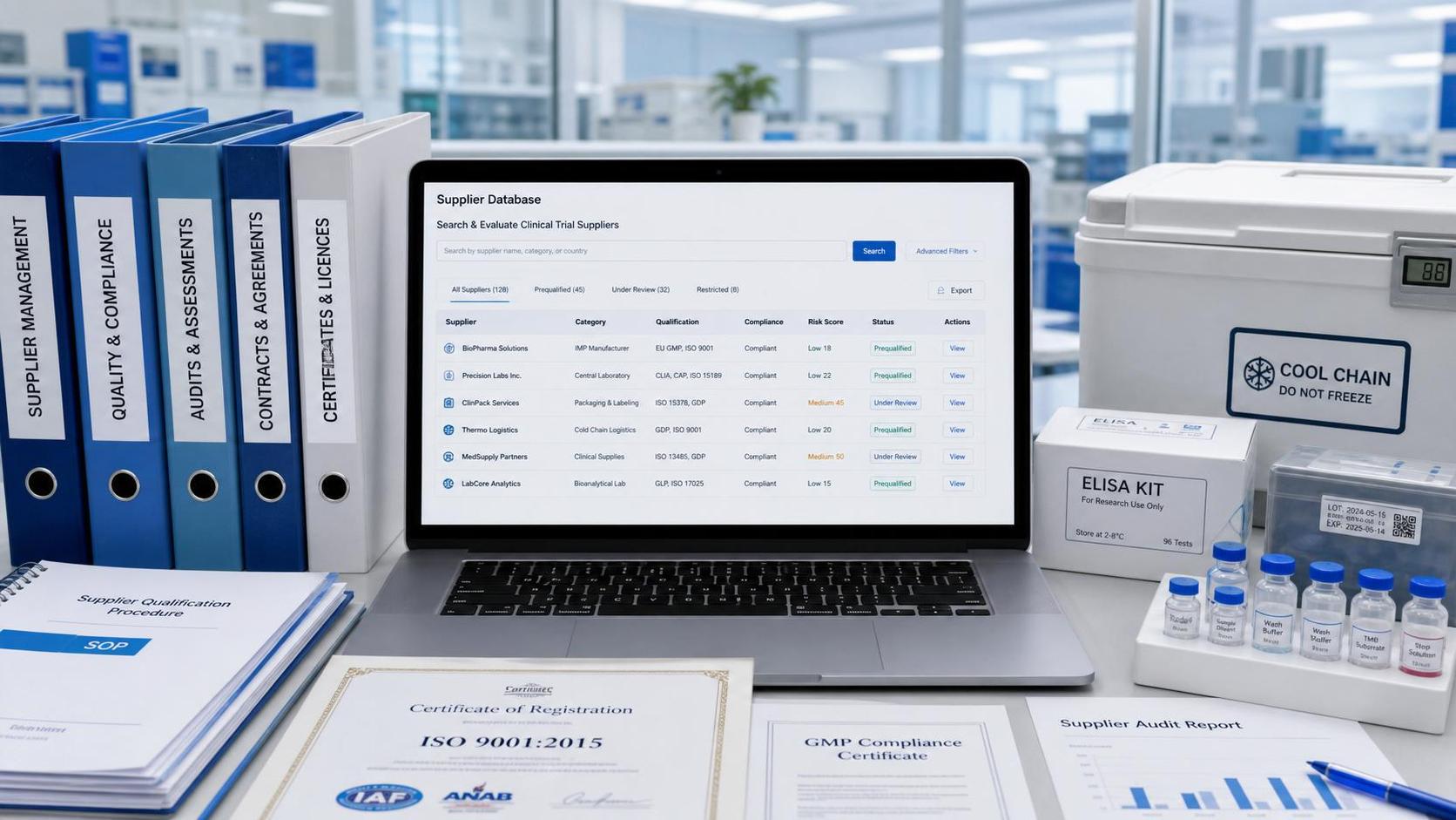 How to Build a Reliable Clinical Trials Supplier Database
